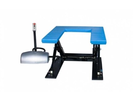 Hanselifter HTF-U elektromos alacsony ollós emelőasztal, U-profil 1000 kg